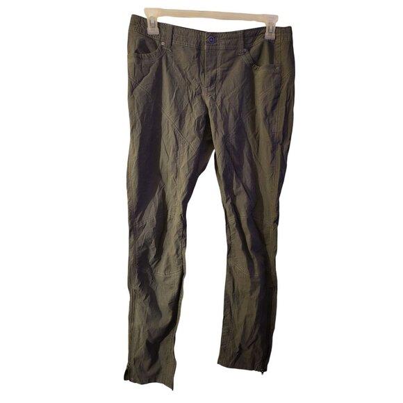 KÜHL Renegade™ Pants  Women Size 12 Olive Green in EUC - Picture 2 of 9